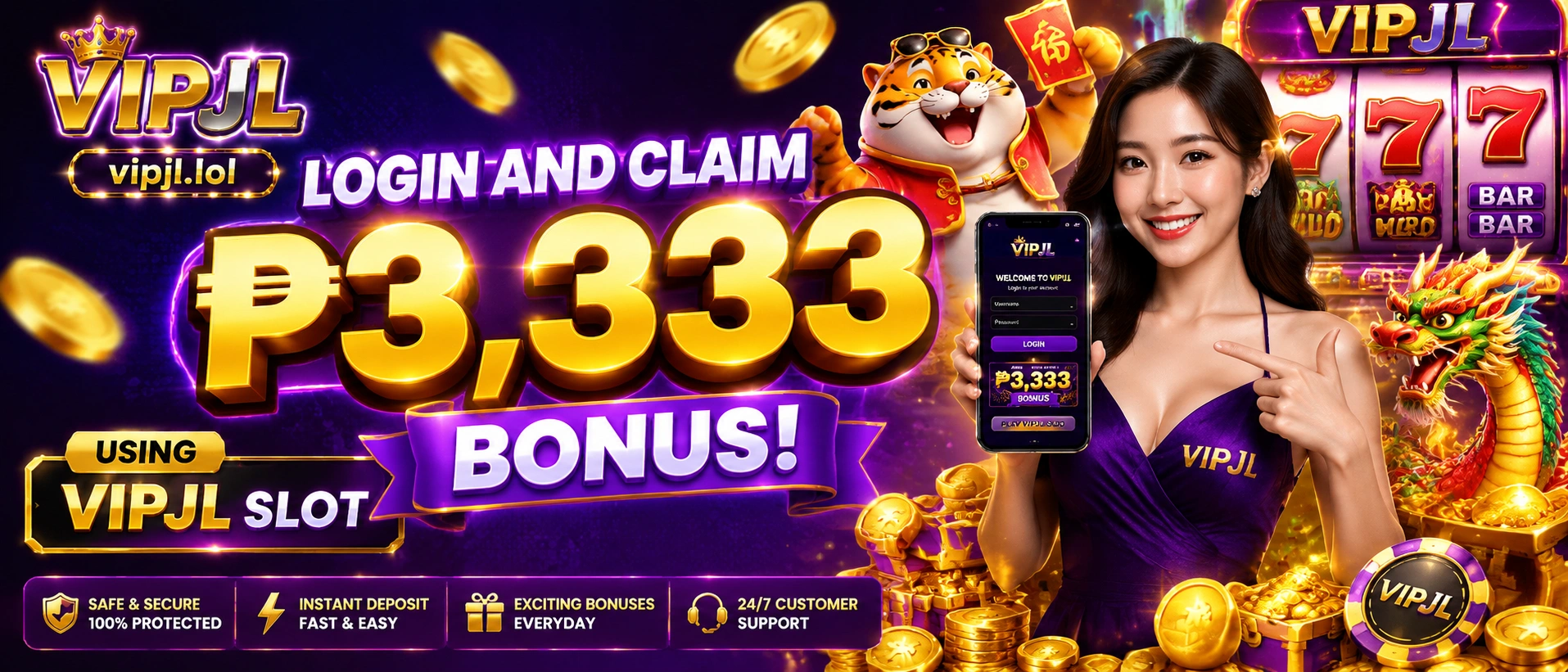 VIPJL live casino table view